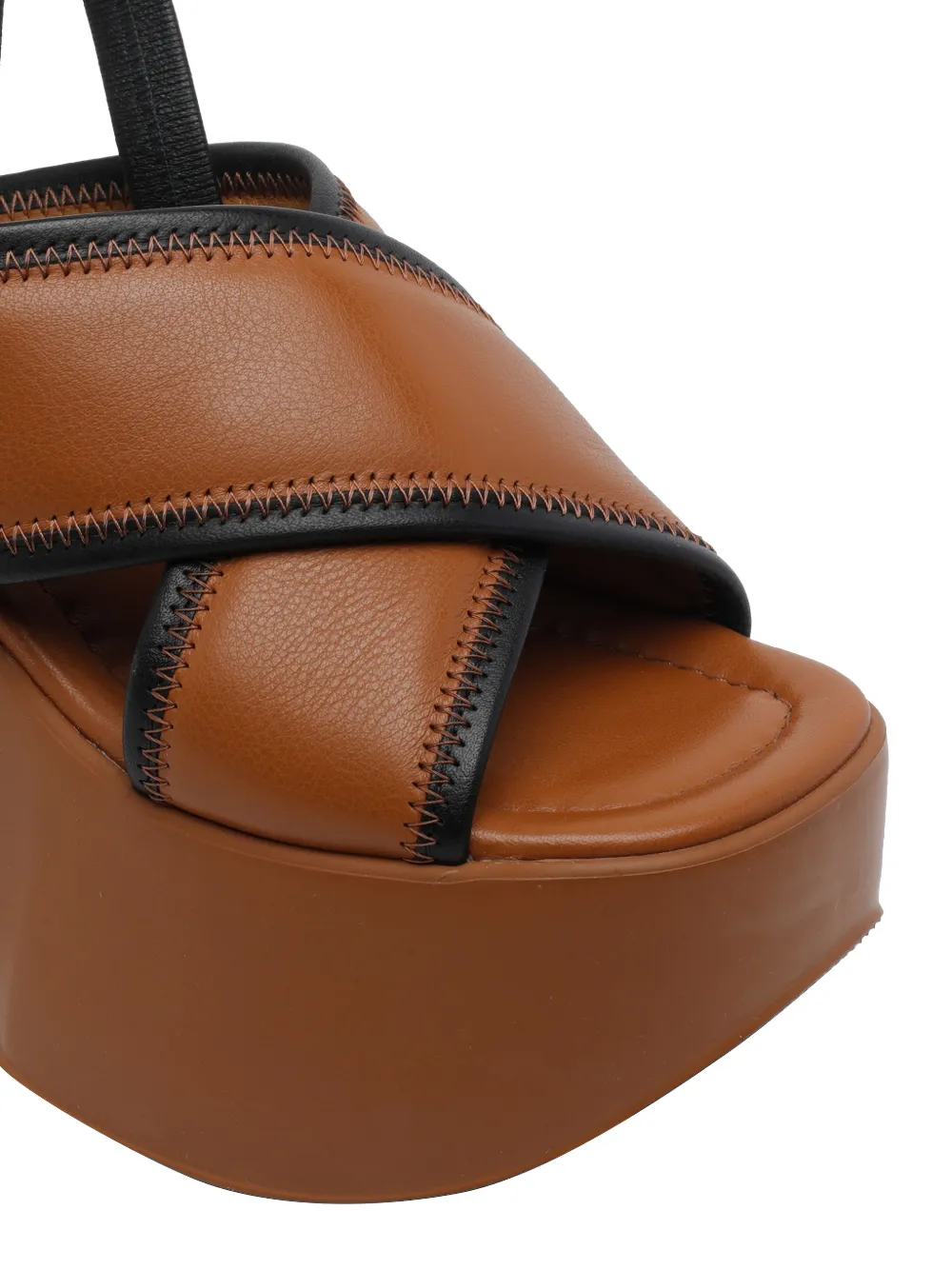 Vic Matie Sandalen met open neus Bruin