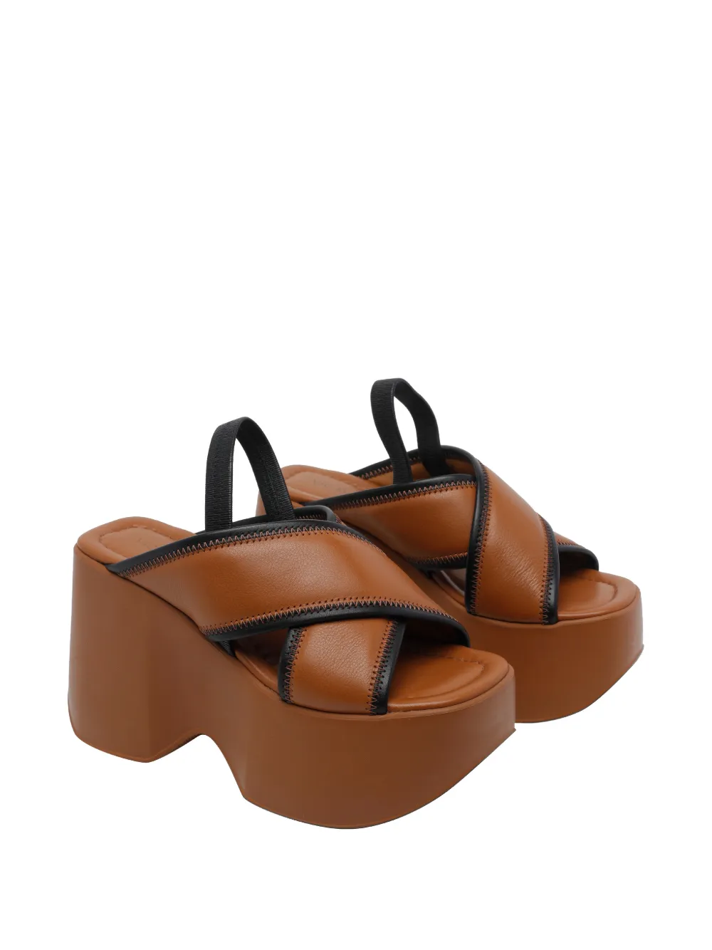 Vic Matie Sandalen met open neus Bruin