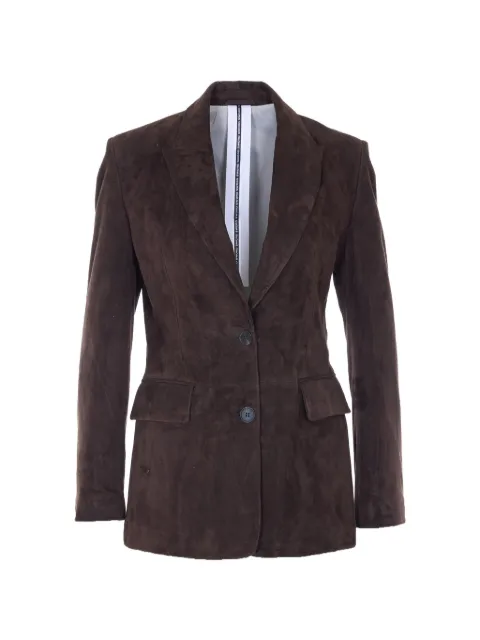 Sword 버튼 스웨이드 재킷