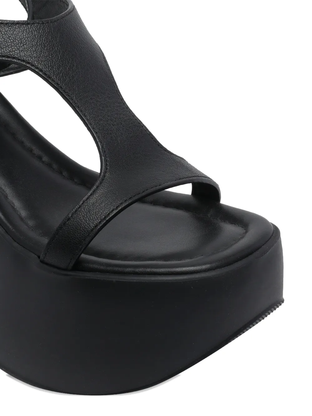 Vic Matie Leren sandalen Zwart