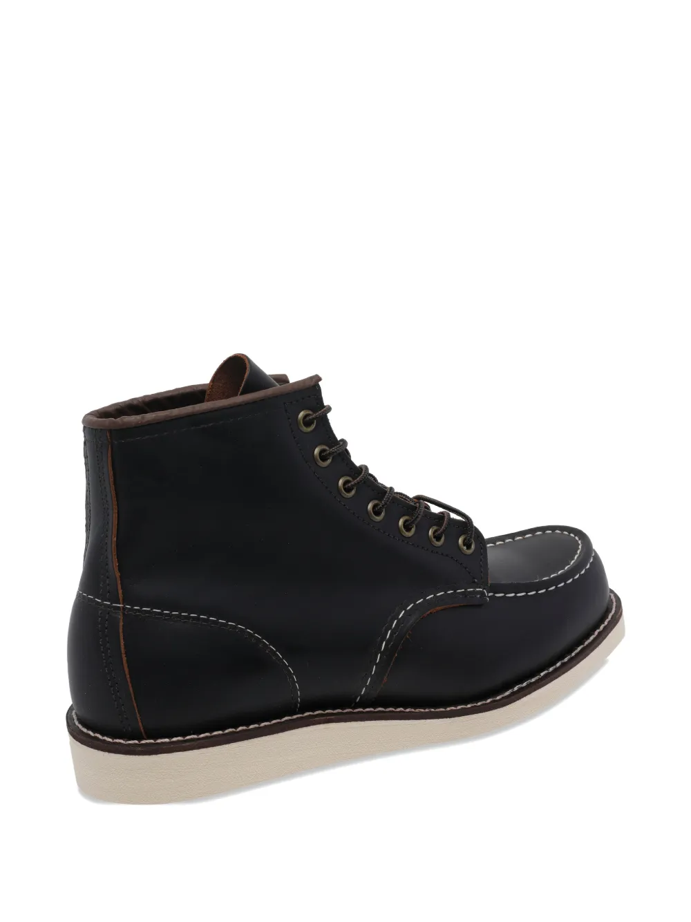 Red Wing Shoes Moc round-toe lace-up boots Zwart