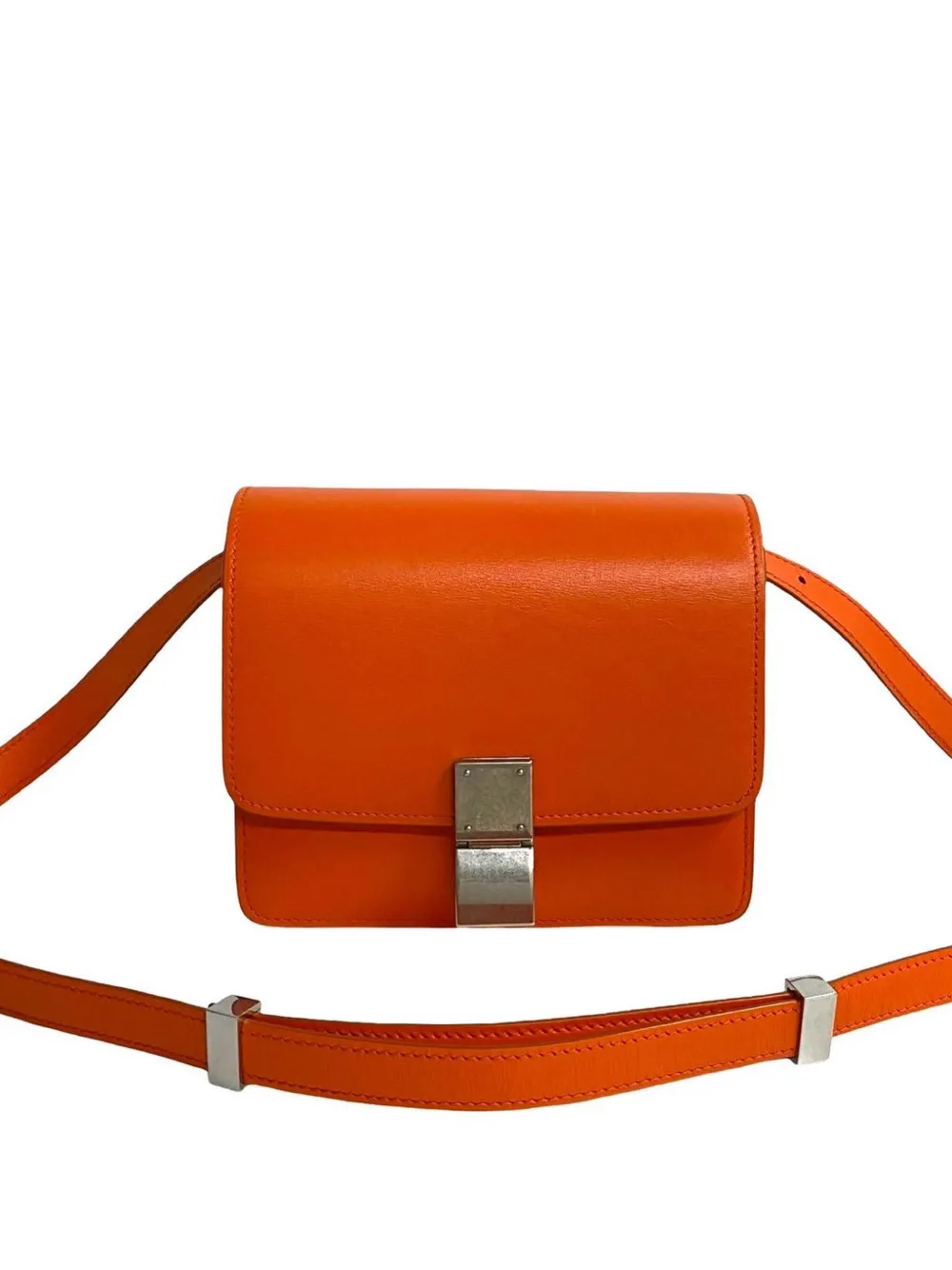 Celine Pre-Owned 2012-2018 Small Calfskin Classic Box crossbody bag - Arancione