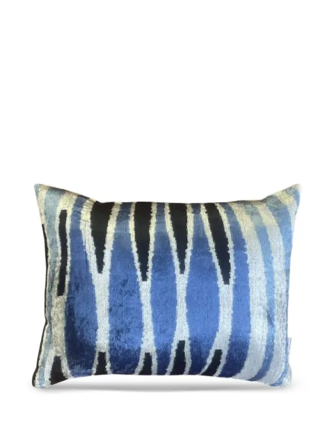 Les-Ottomans abstract velvet cushion