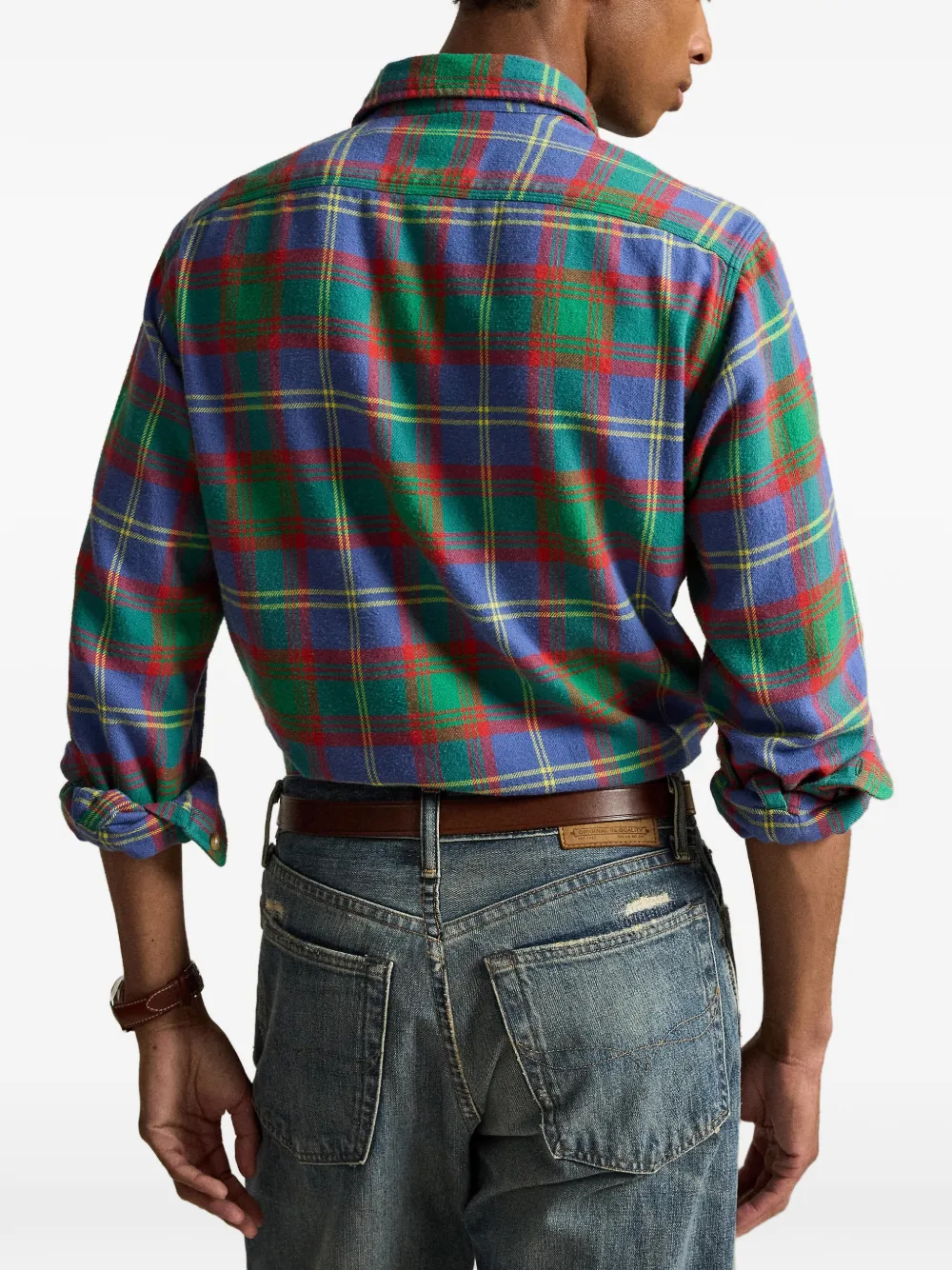 Polo Ralph Lauren Geruit overhemd Blauw