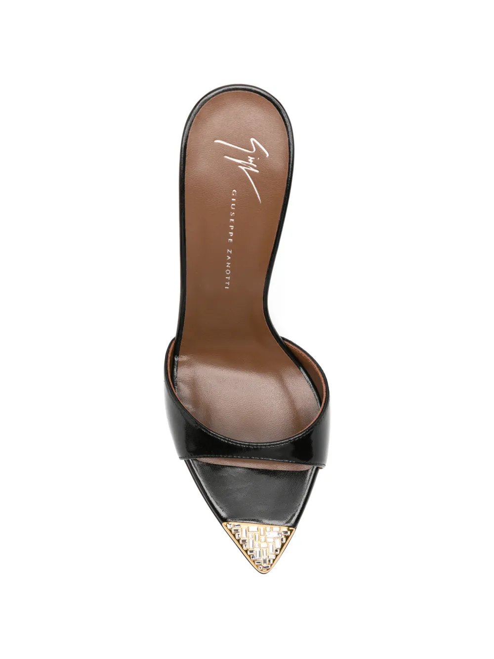 Giuseppe Zanotti crystal-embellished-detail sandals Zwart
