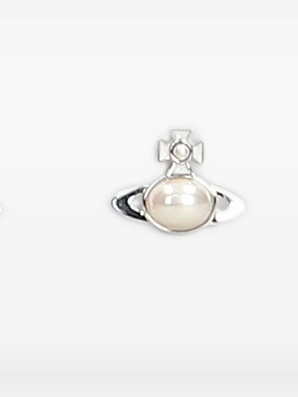 Vivienne Westwood Gaby Orb pearl-embellished earrings - Argento