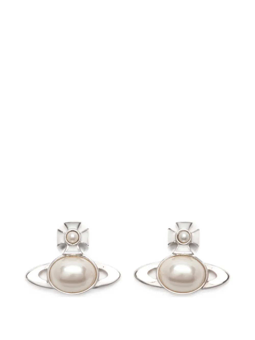 Vivienne Westwood Gaby Orb pearl-embellished earrings - Silber