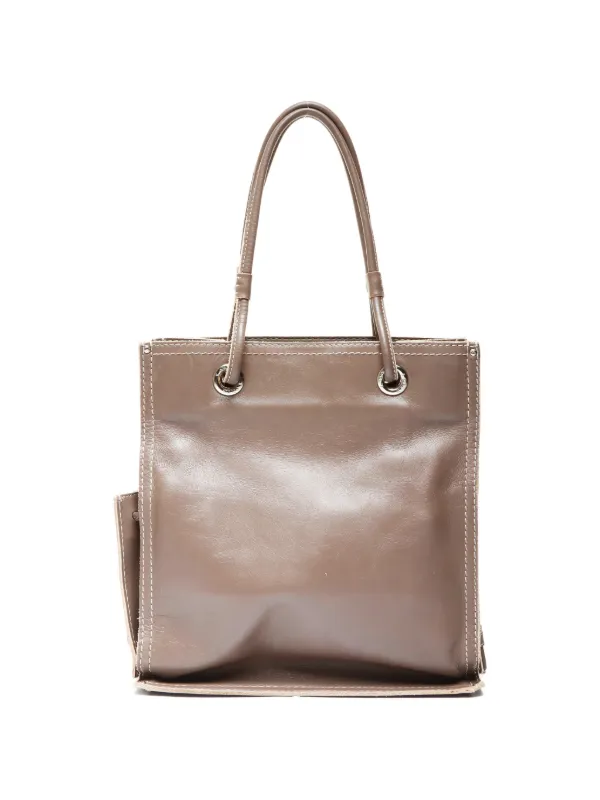 Loewe Pre-Owned アナグラム ハンドバッグ | グレー | FARFETCH JP
