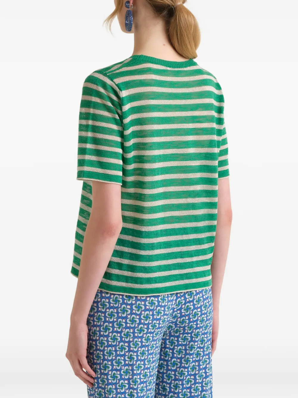 MALIPARMI T-shirt met ronde hals Groen