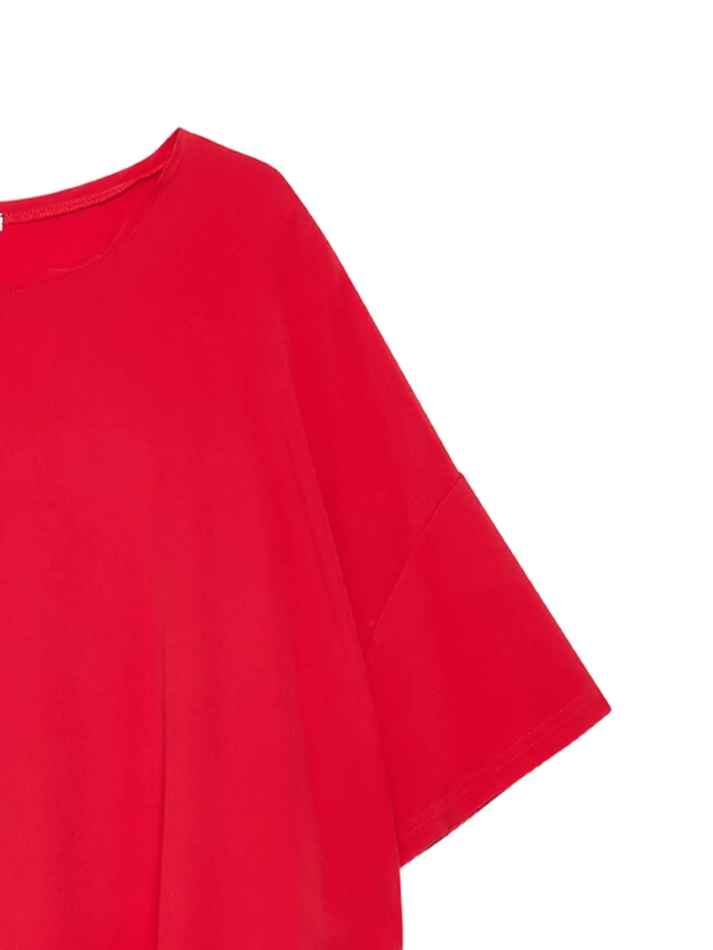 MALIPARMI Crêpe T-shirt Rood