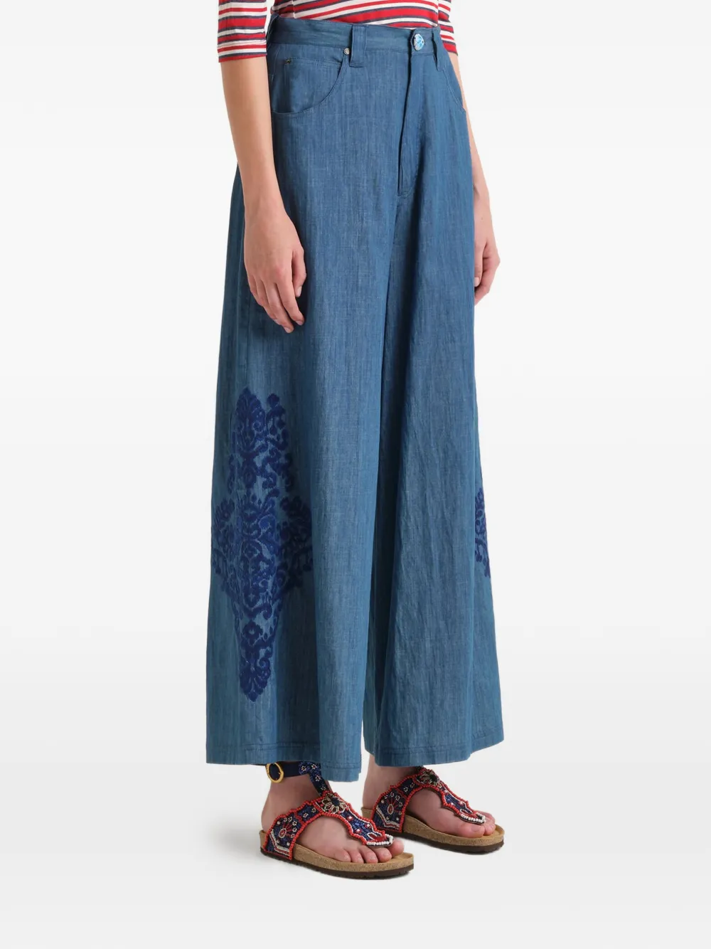  Maliparmi Belt-loops Jeans - Blue 