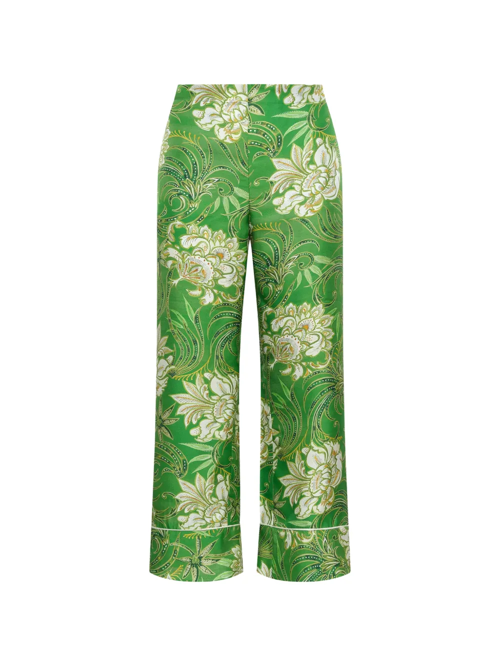 MALIPARMI Pantaloni con stampa - Verde