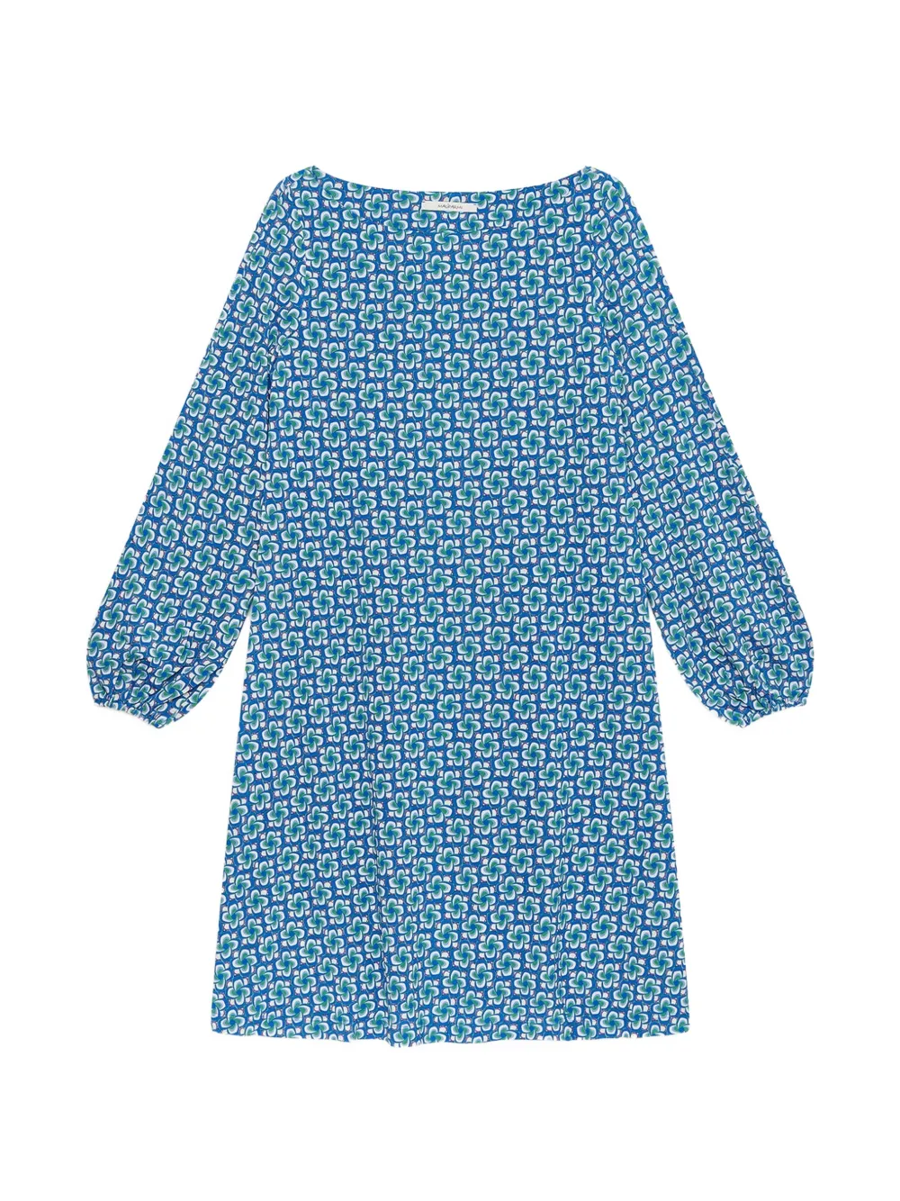MALIPARMI wide-sleeve mini dress - Blu