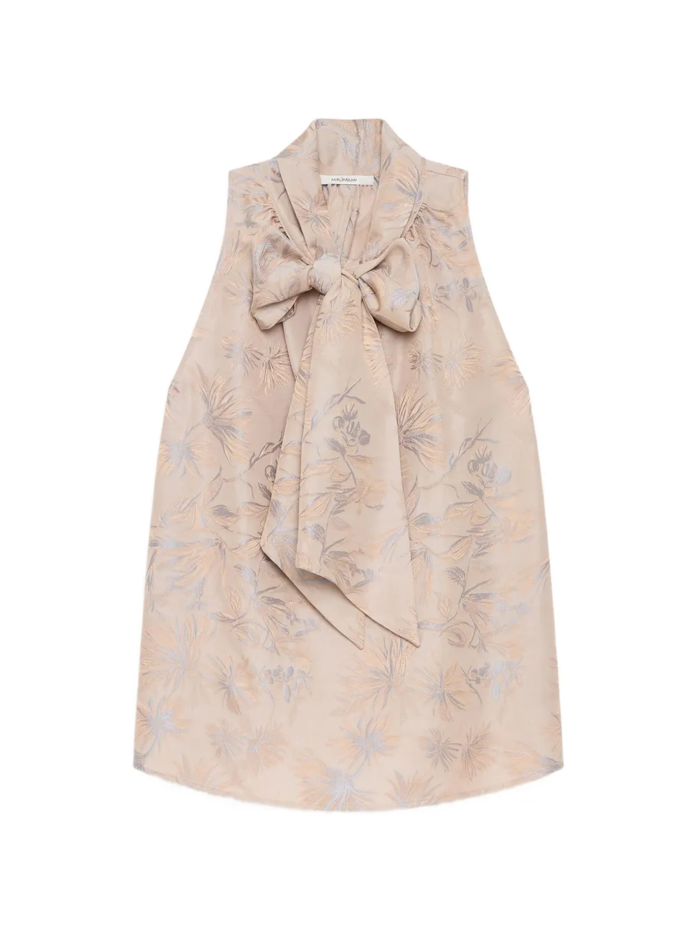 MALIPARMI Blusa con nodo - Toni neutri