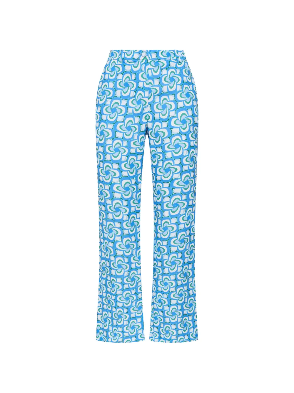 MALIPARMI Pantaloni con stampa - Blu