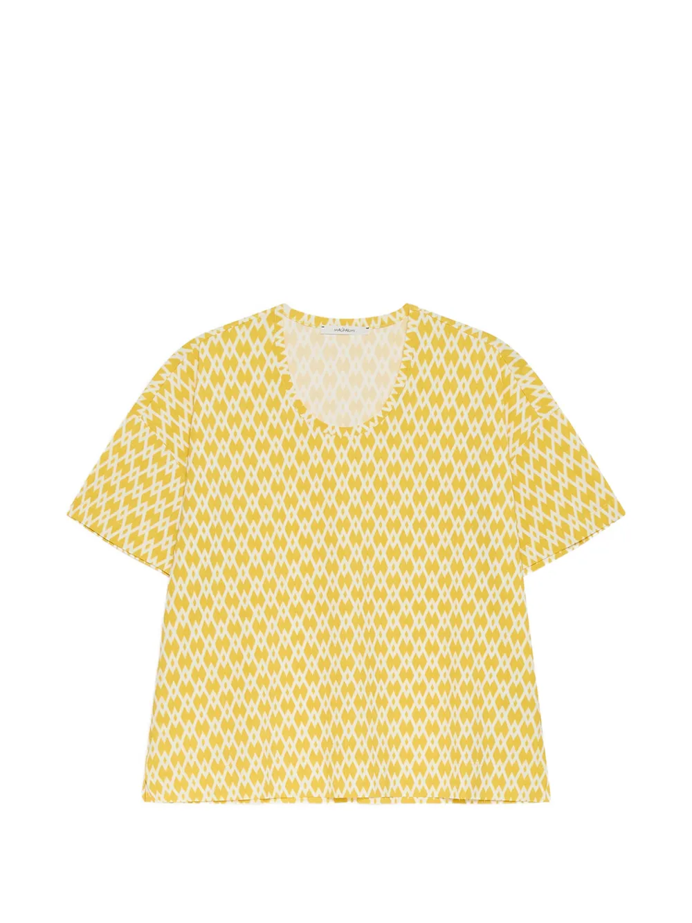 MALIPARMI T-shirt girocollo - Giallo