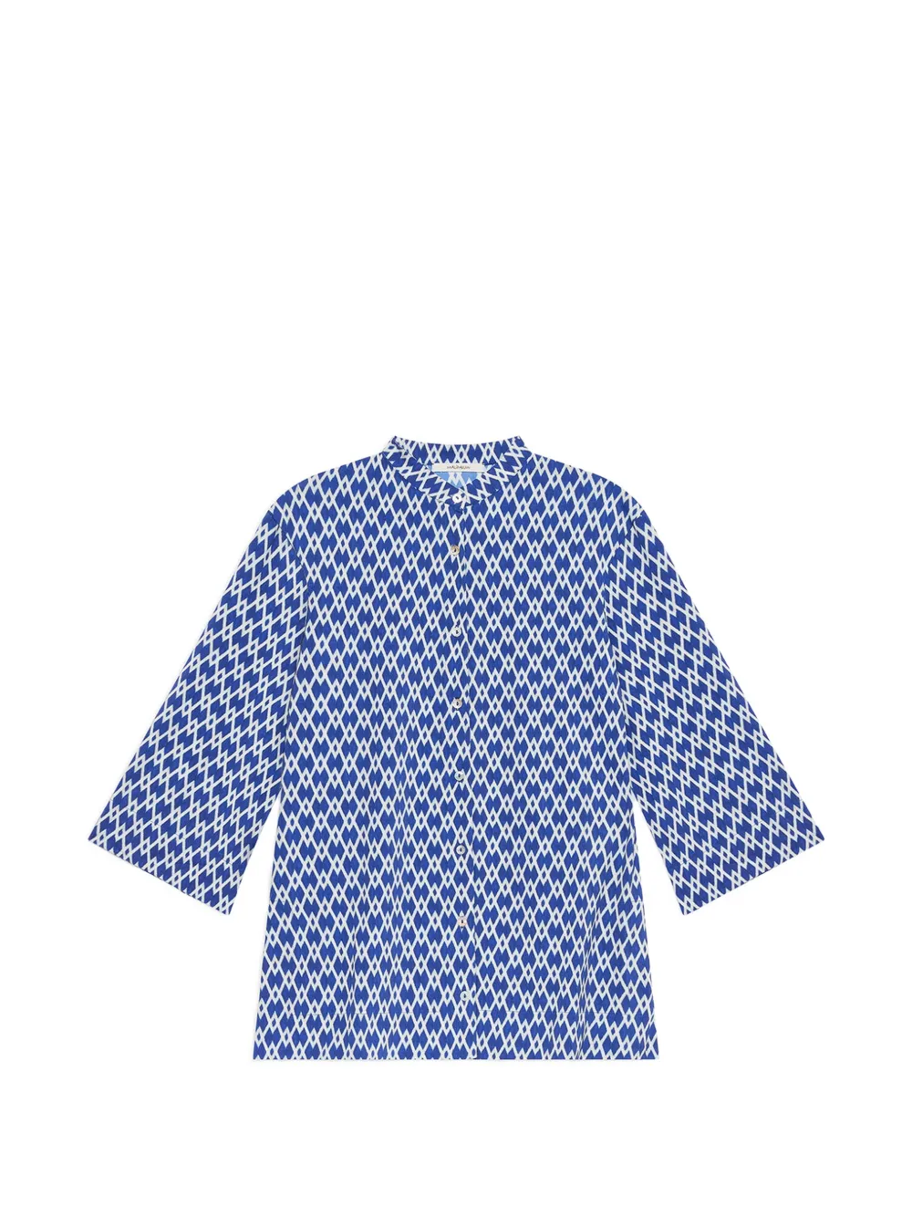 MALIPARMI Camicia con maniche a 3/4 - Blu