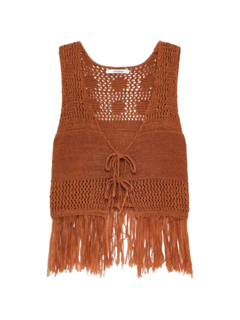 MALIPARMI fringed top