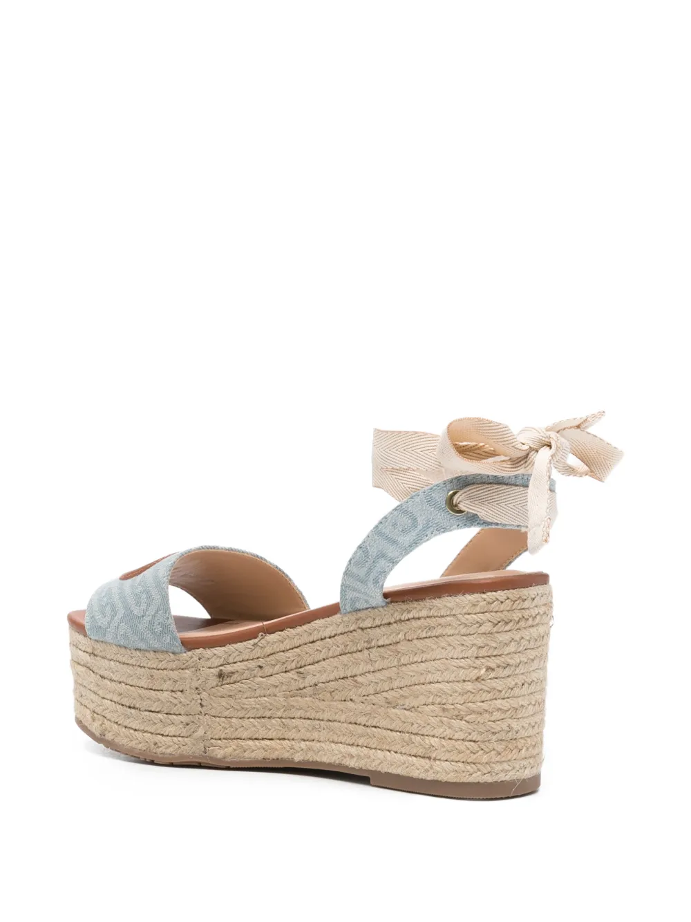 LIU JO Sandalen met logopatch Blauw