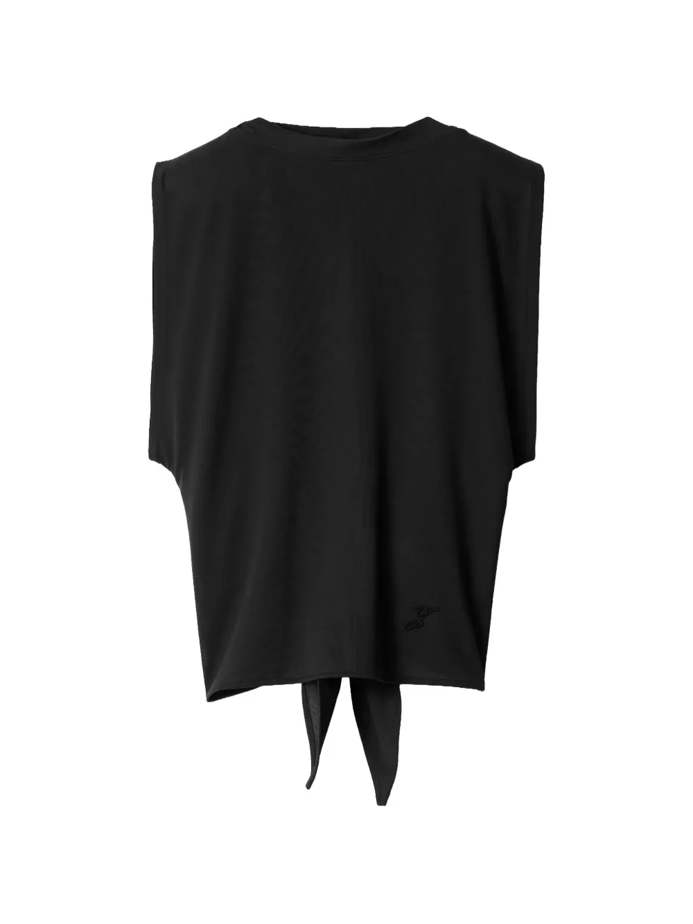 Jacquemus Marcel open-back blouse - Nero
