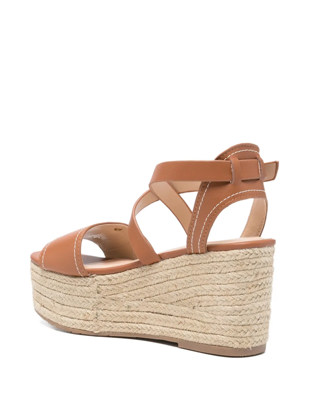 LIU JO Sandalen met logoplakkaat Bruin