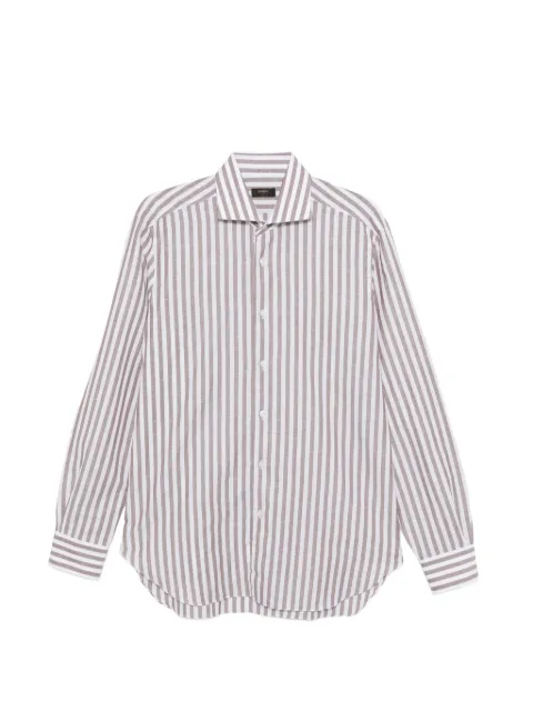 Barba striped long-sleeve shirt