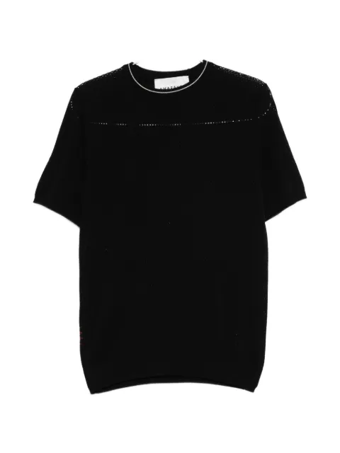 AMARANTO  open-knit T-shirt