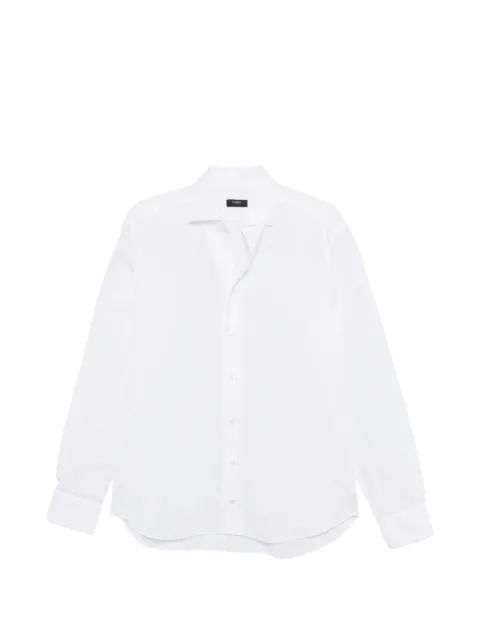 Barba spread-collar button-up shirt