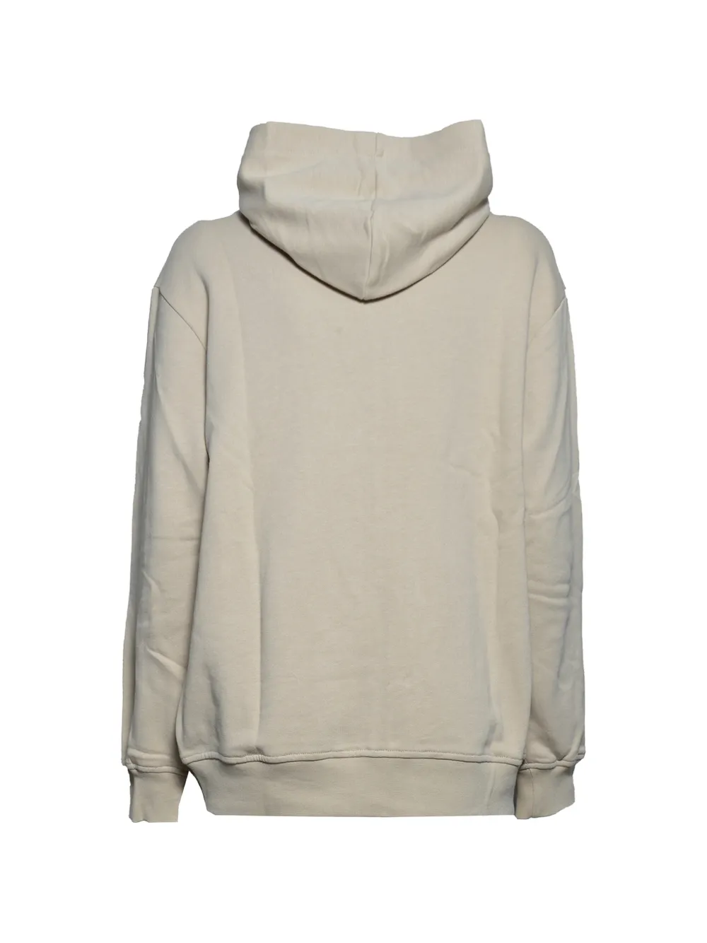 MSGM Kids Hoodie met logoprint en rits Beige