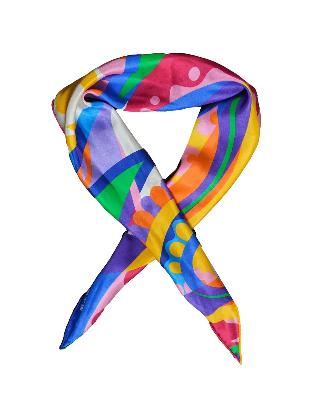 ETRO abstract-print scarf - Blu