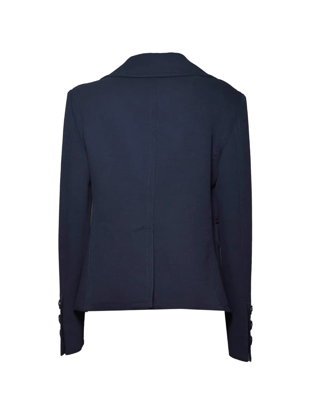 ETRO Jack met dubbele rij knopen en gekerfde revers Blauw