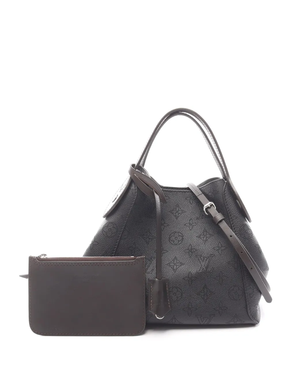 Louis Vuitton Pre-Owned 2018 Monogram Mahina Hina PM satchel - Nero