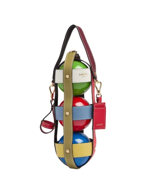 Lancel leather petanque set