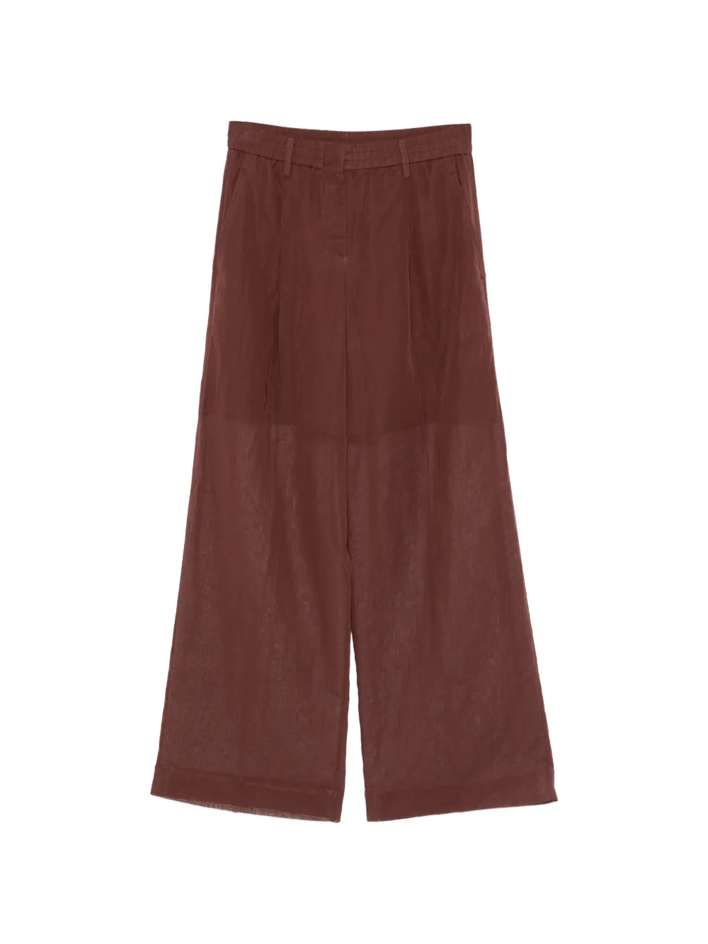 Brunello Cucinelli transparent trousers - Marrone