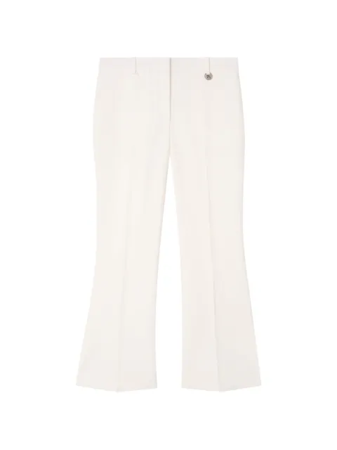 Burberry Ausgestellte Cropped-Hose aus Wolle