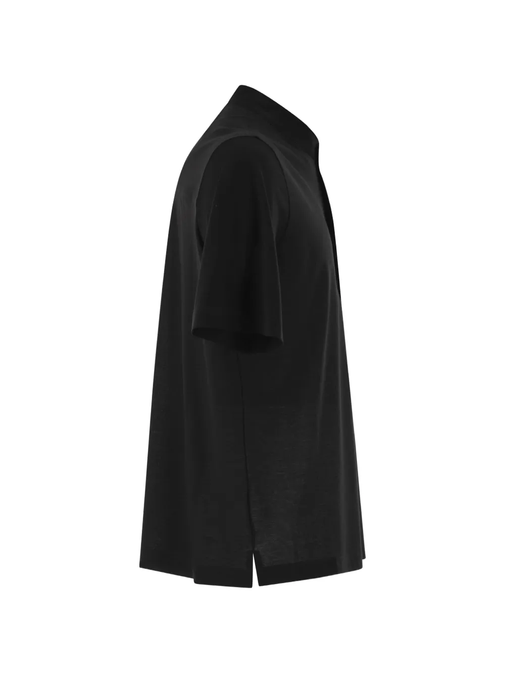 Herno Poloshirt met opstaande kraag Zwart