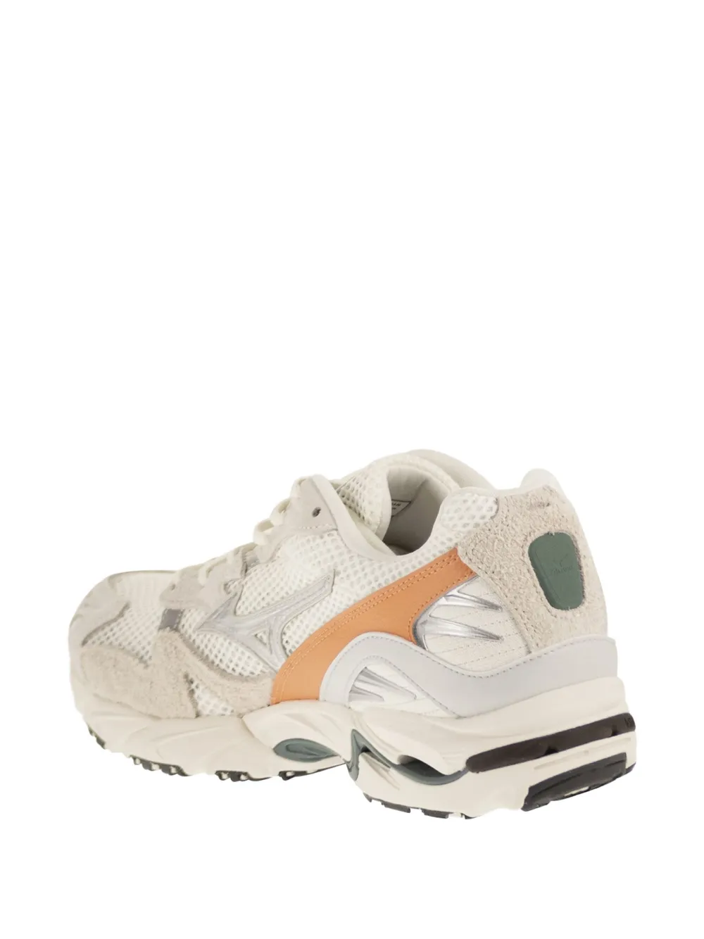 Mizuno Wave Rider 10 sneakers met mesh vlak Beige