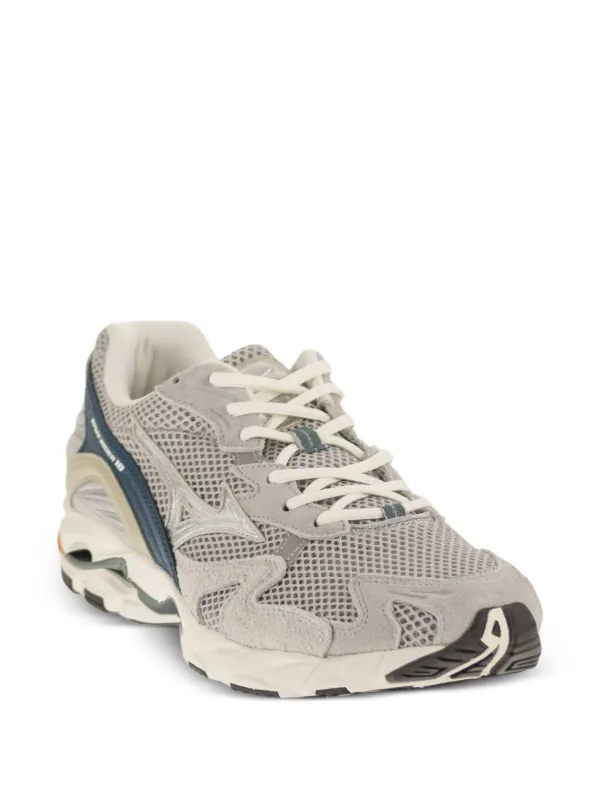 美品✨MIZUNO 25.5 WAVE RIDER 10 GRAY WHITE Mizuno Wave Rider 10 Sneakers | Grey | FARFETCH