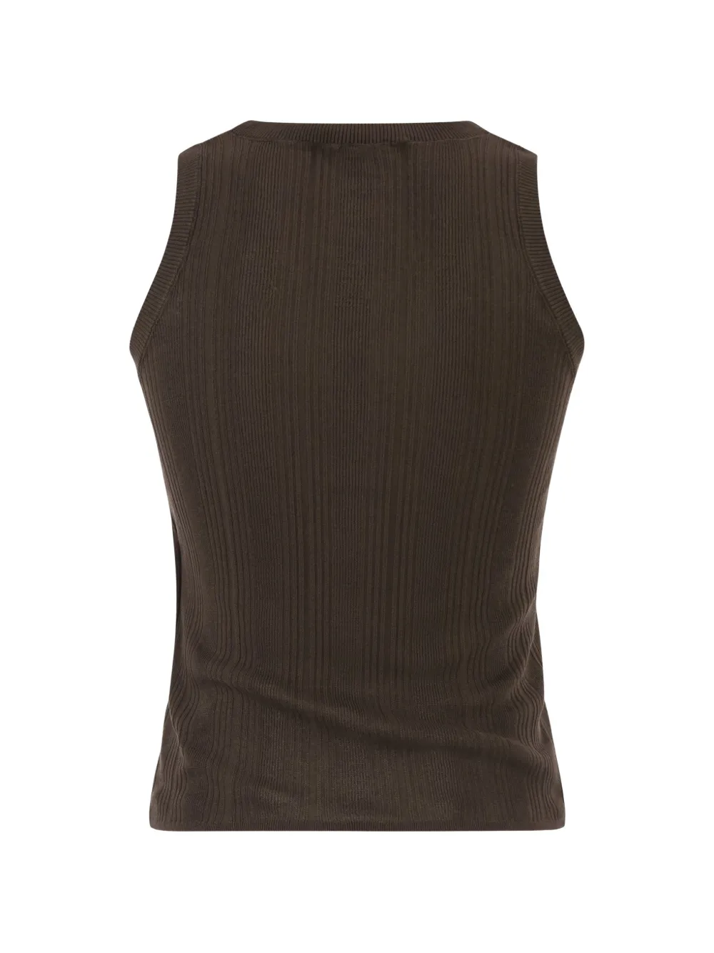  Weekend Max Mara Ribbed Top - Brown 