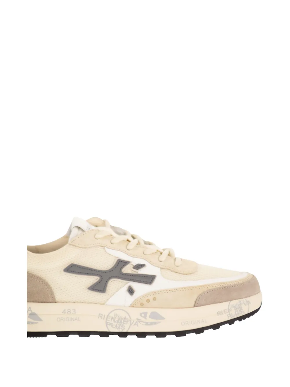 Premiata Nous 8064 lace-up logo-detail sneakers Beige