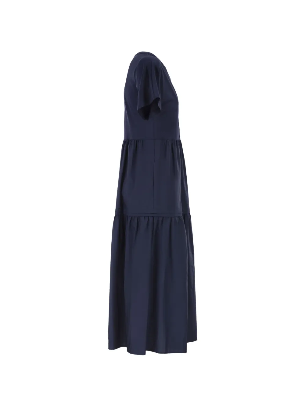  Weekend Max Mara Ruffled Jersey Dress - Blue 