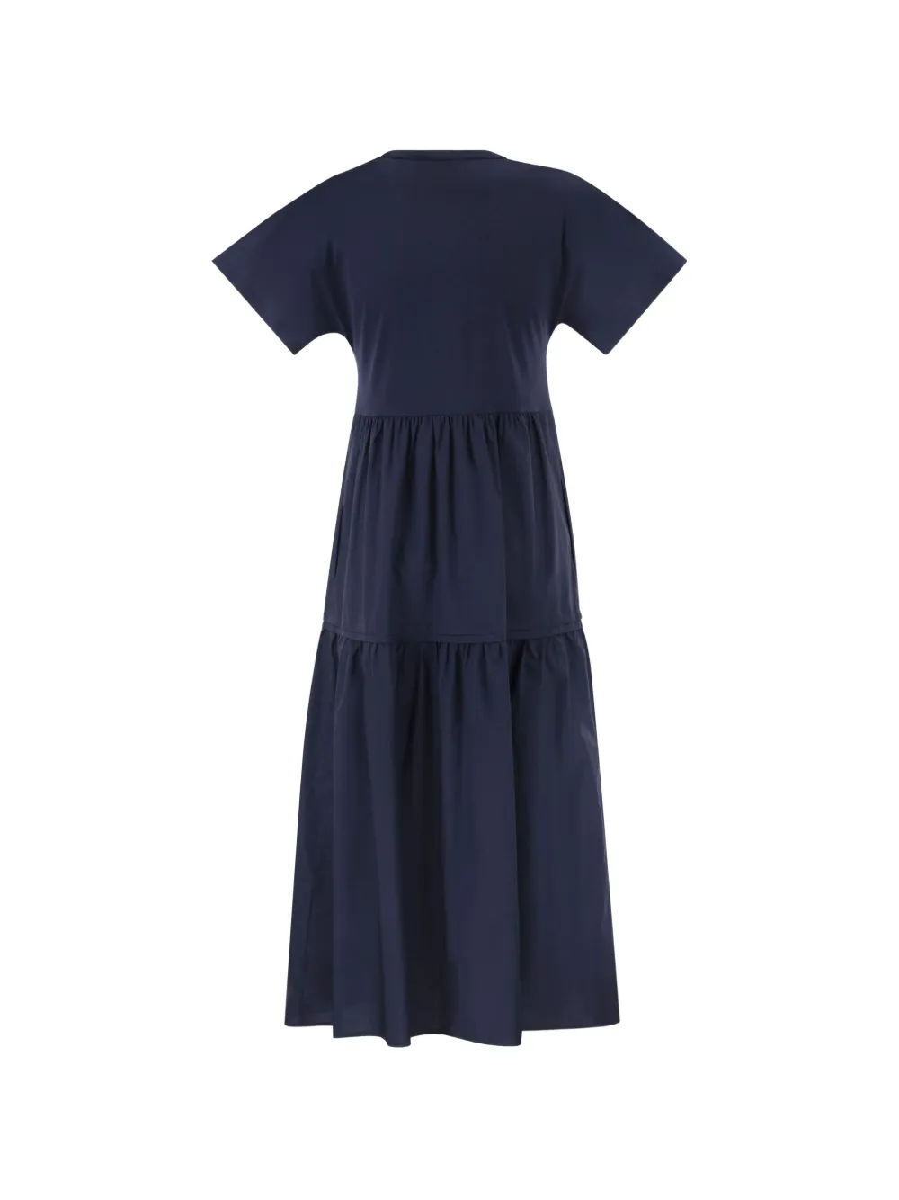  Weekend Max Mara Ruffled Jersey Dress - Blue 
