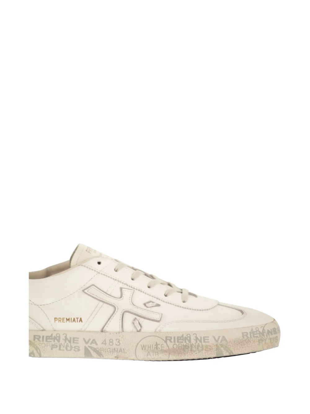 Premiata David 8091 sneakers met logodetail Beige