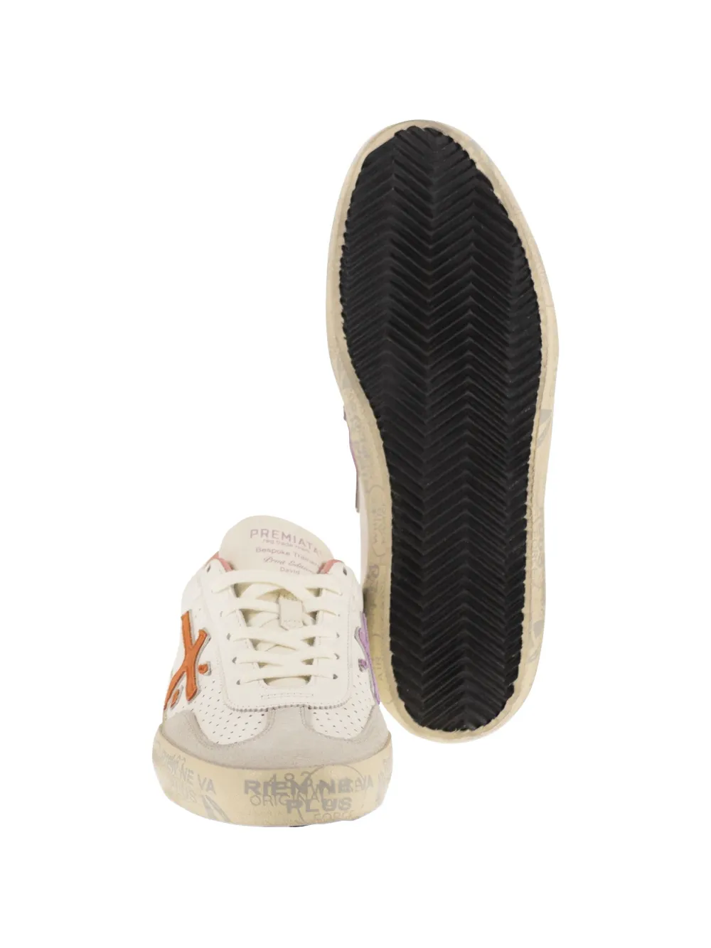 Premiata Davidd leather sneakers Beige