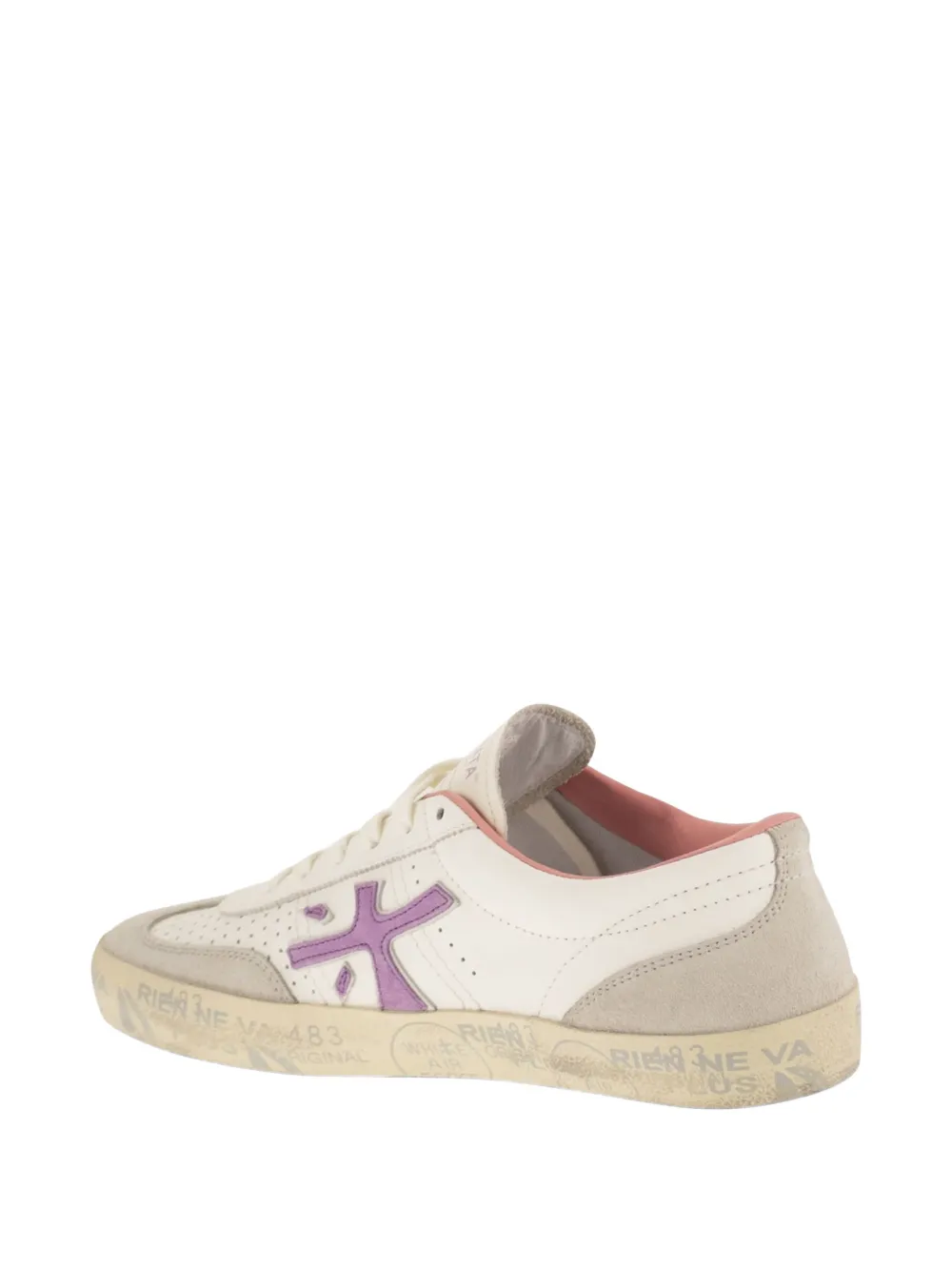 Premiata Davidd leather sneakers Beige