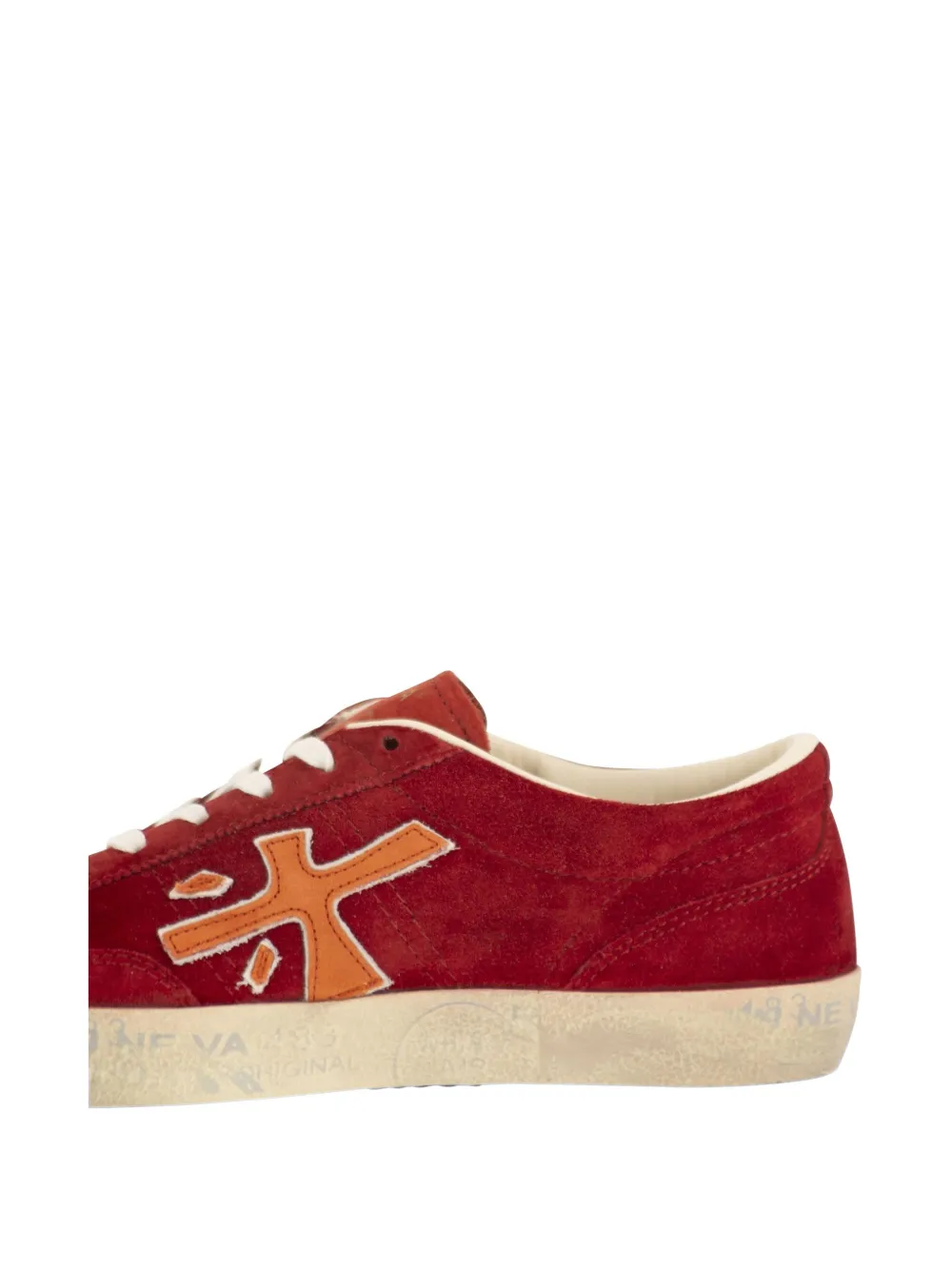 Premiata logo-detail sneakers Rood