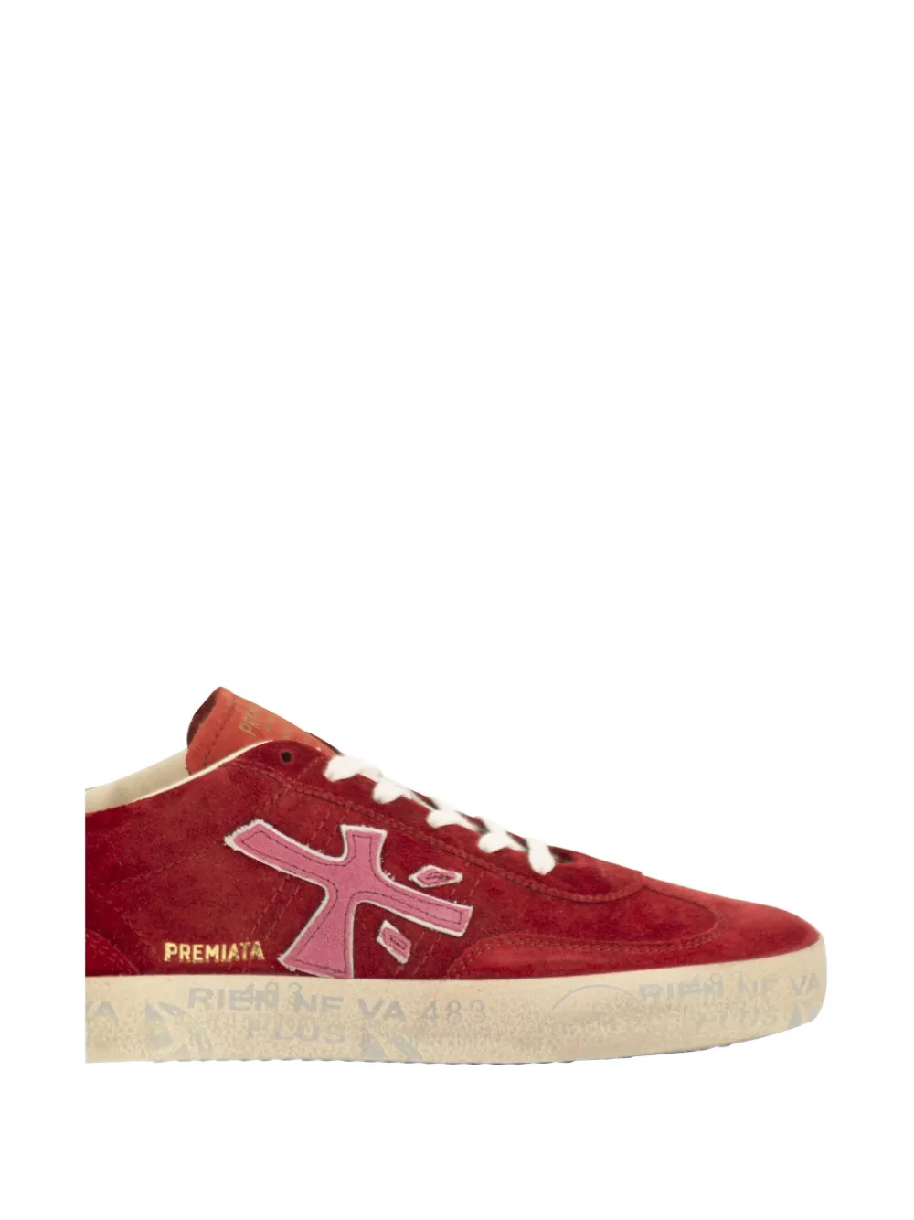 Premiata Sneakers met logo Rood