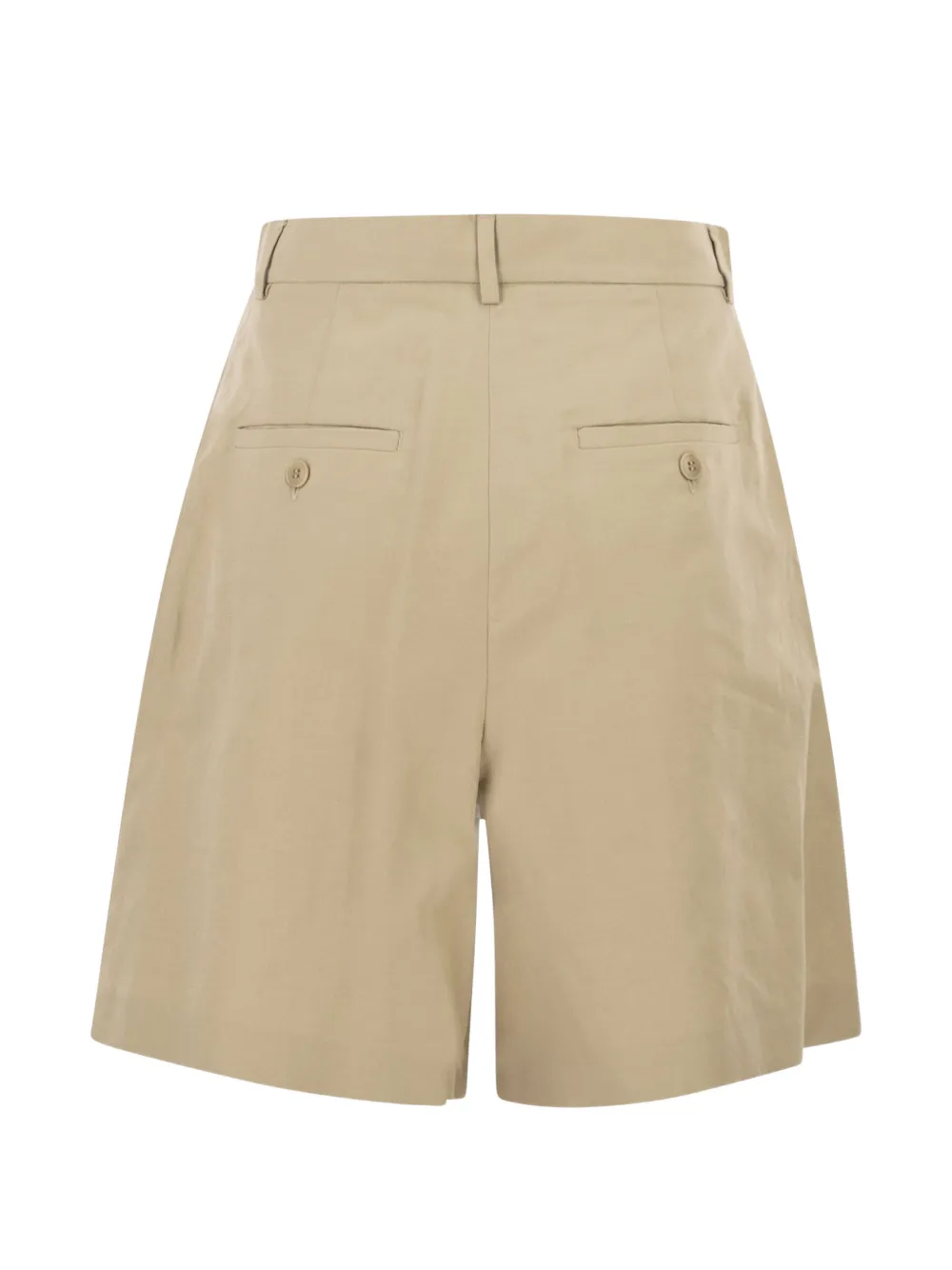  Weekend Max Mara Cuba Pleated Bermuda Shorts - Neutrals 