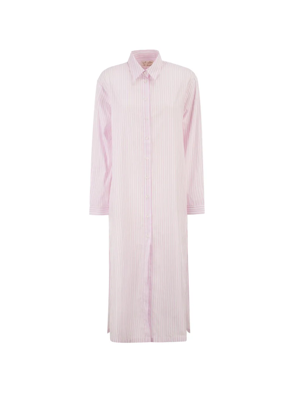 MC2 Saint Barth Adeline striped maxi shirt dress - Rosa
