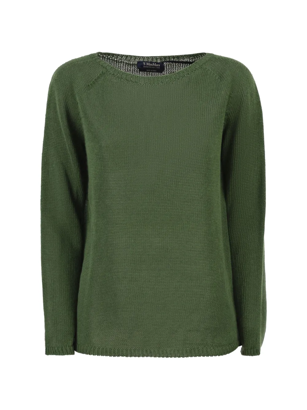 'S Max Mara Maglione con scollo ampio - Verde